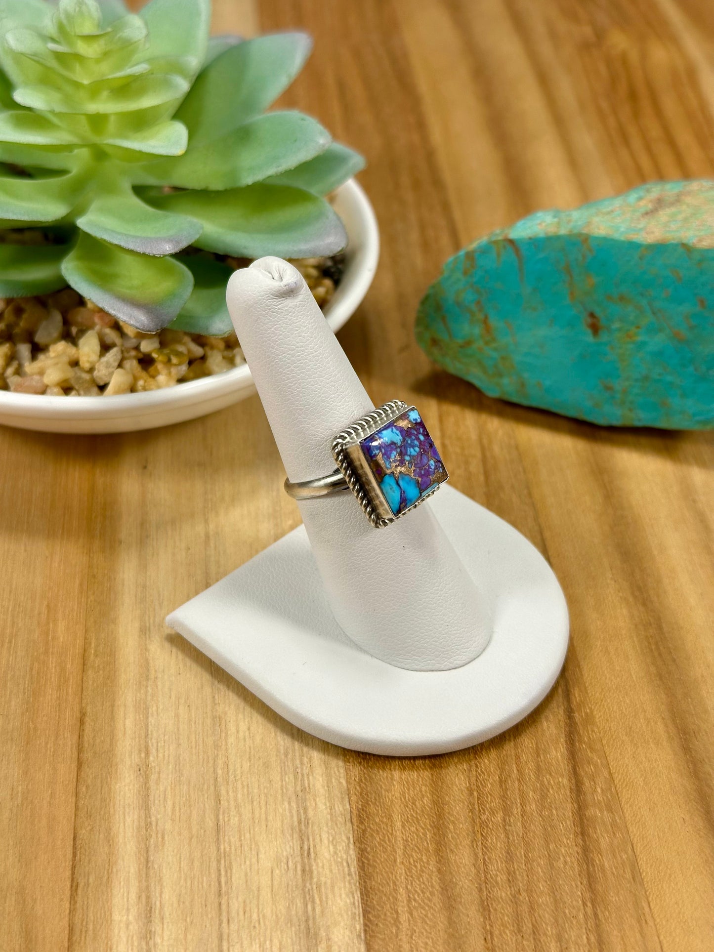 Mohave Square Sterling Silver Ring