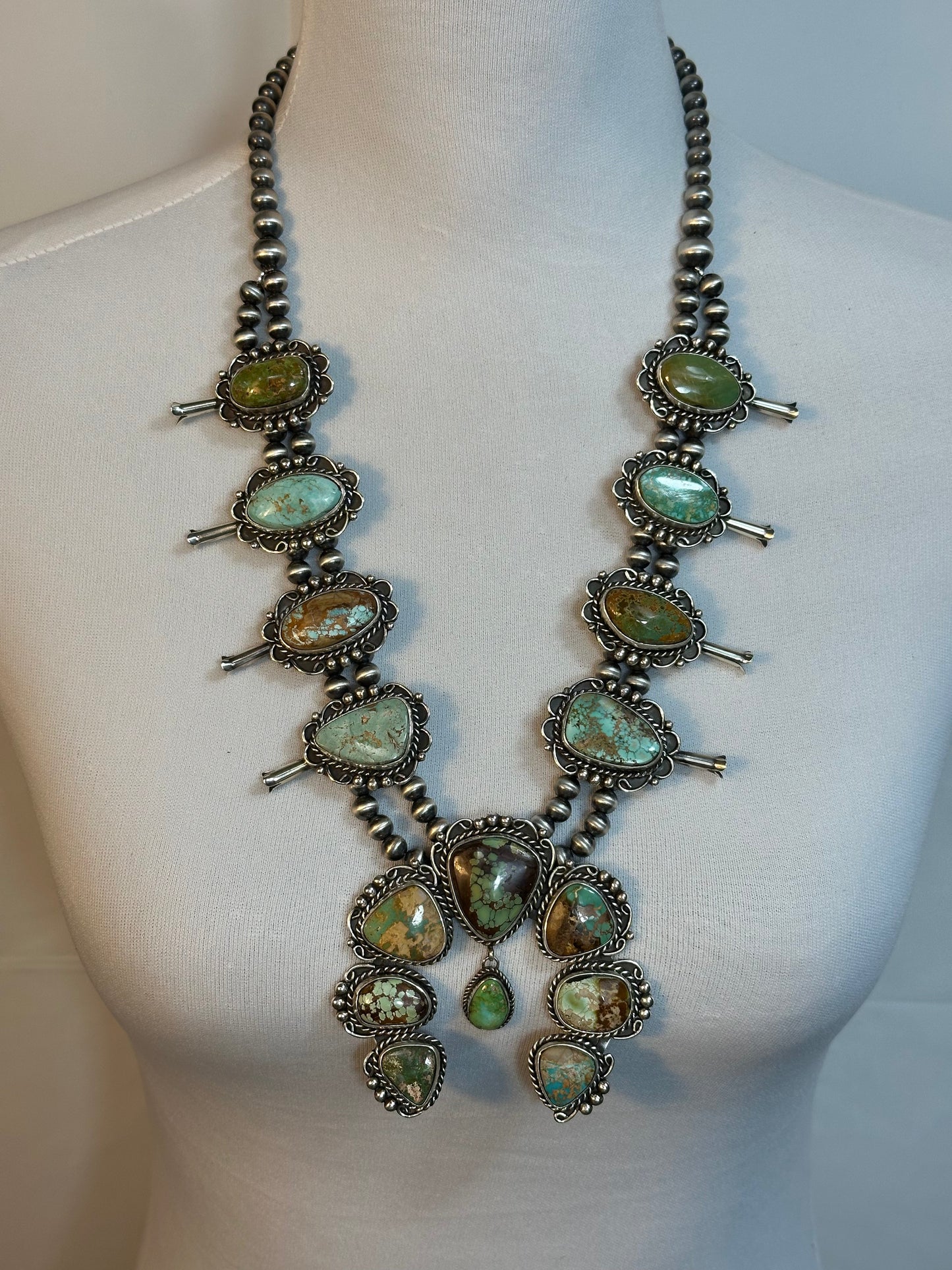 Royston Squash Blossom Necklace