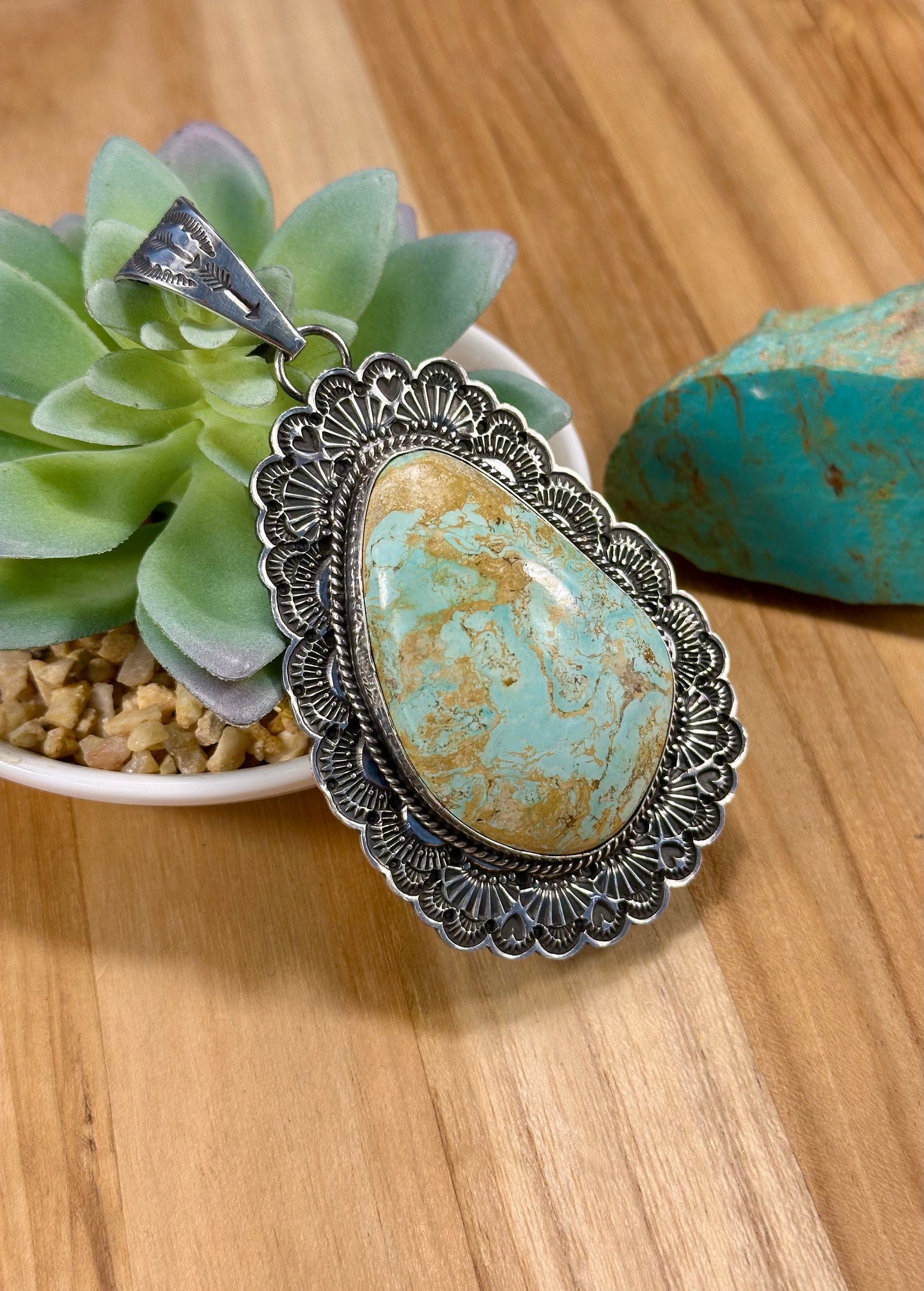 Royston Single Stone Sterling Silver Pendants