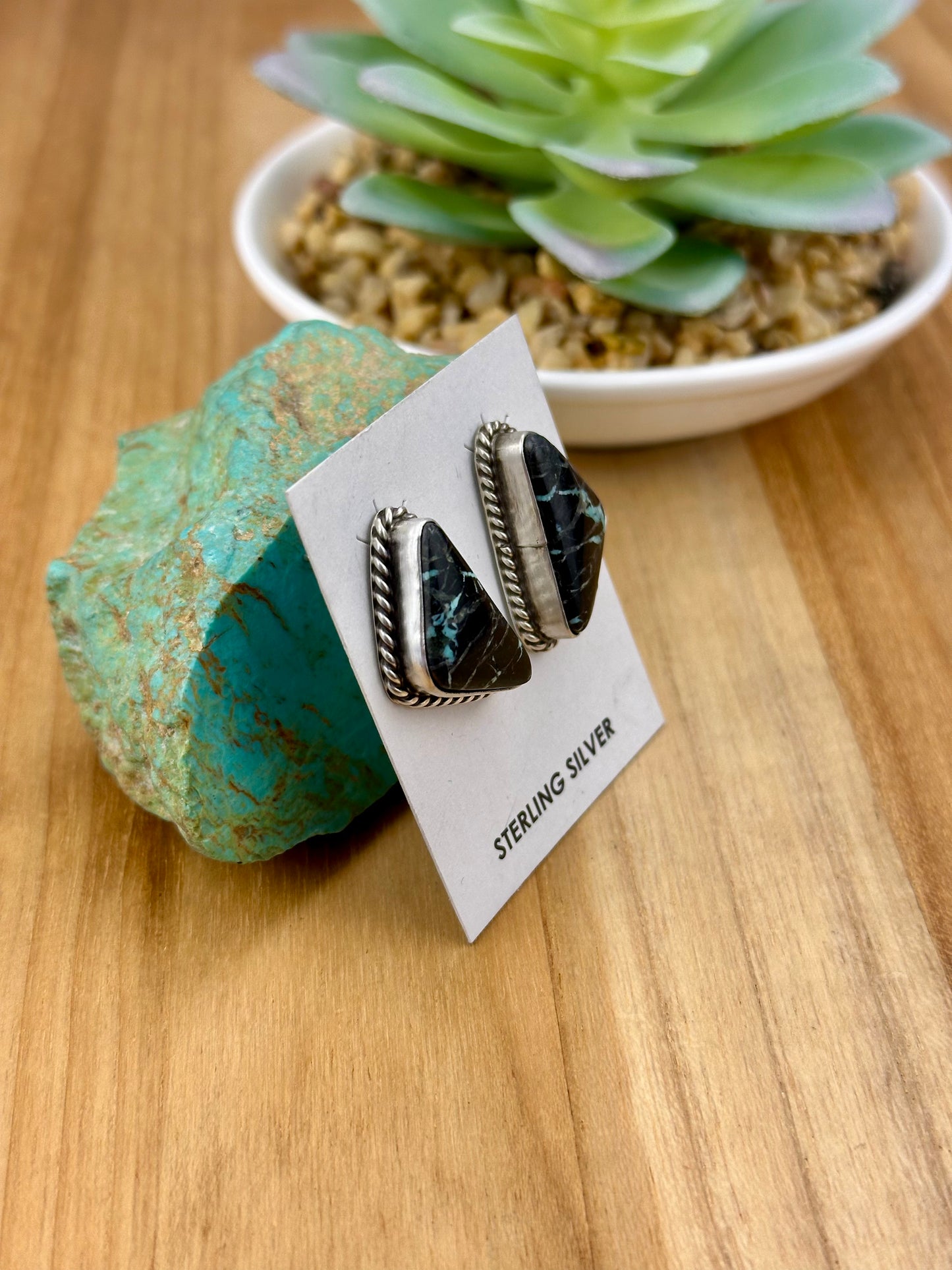 Blackjack Triangle Sterling Studs