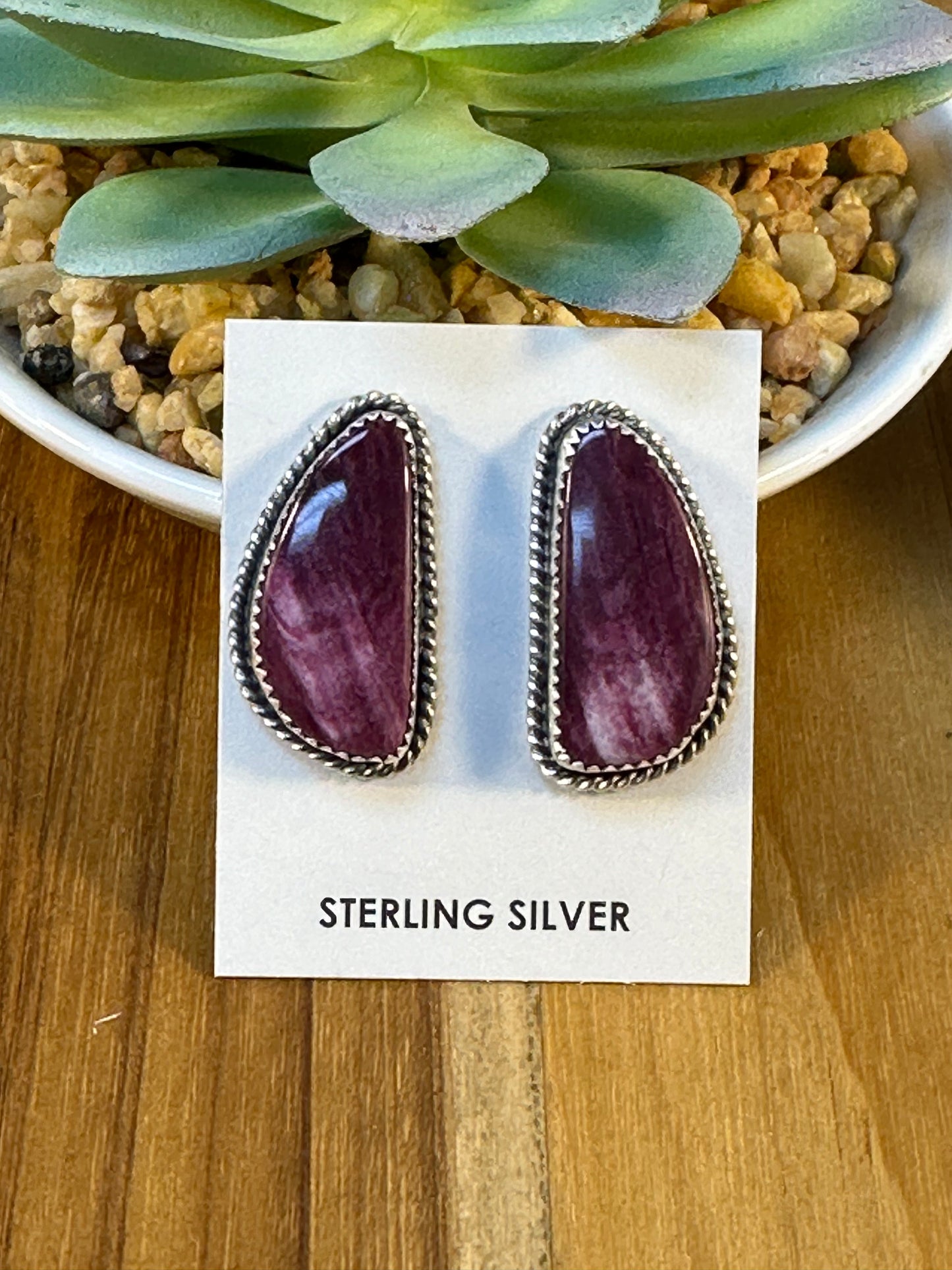 Varied Spiny Triangle Earrings
