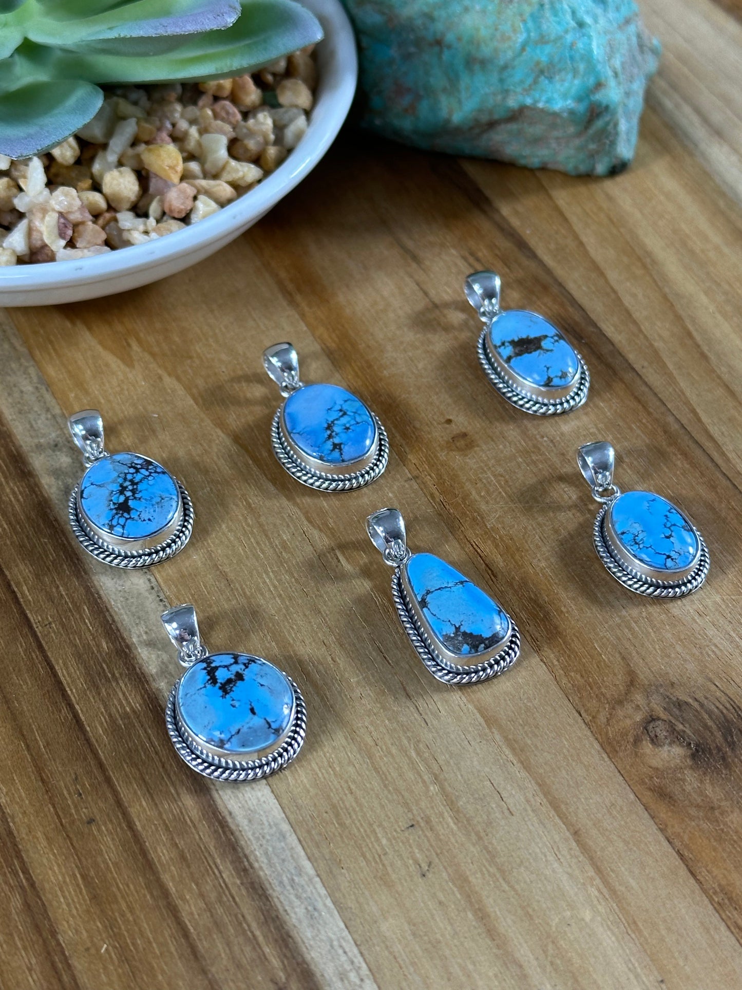 Golden Hills Sterling Silver Pendants
