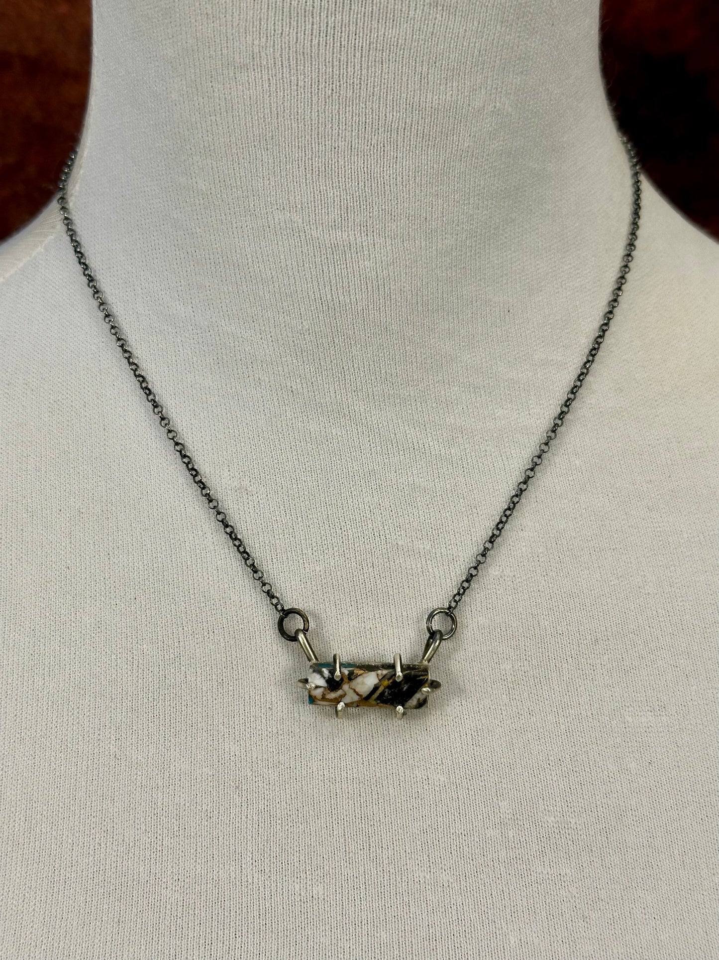 White Buffalo Crush Waterproof Necklace