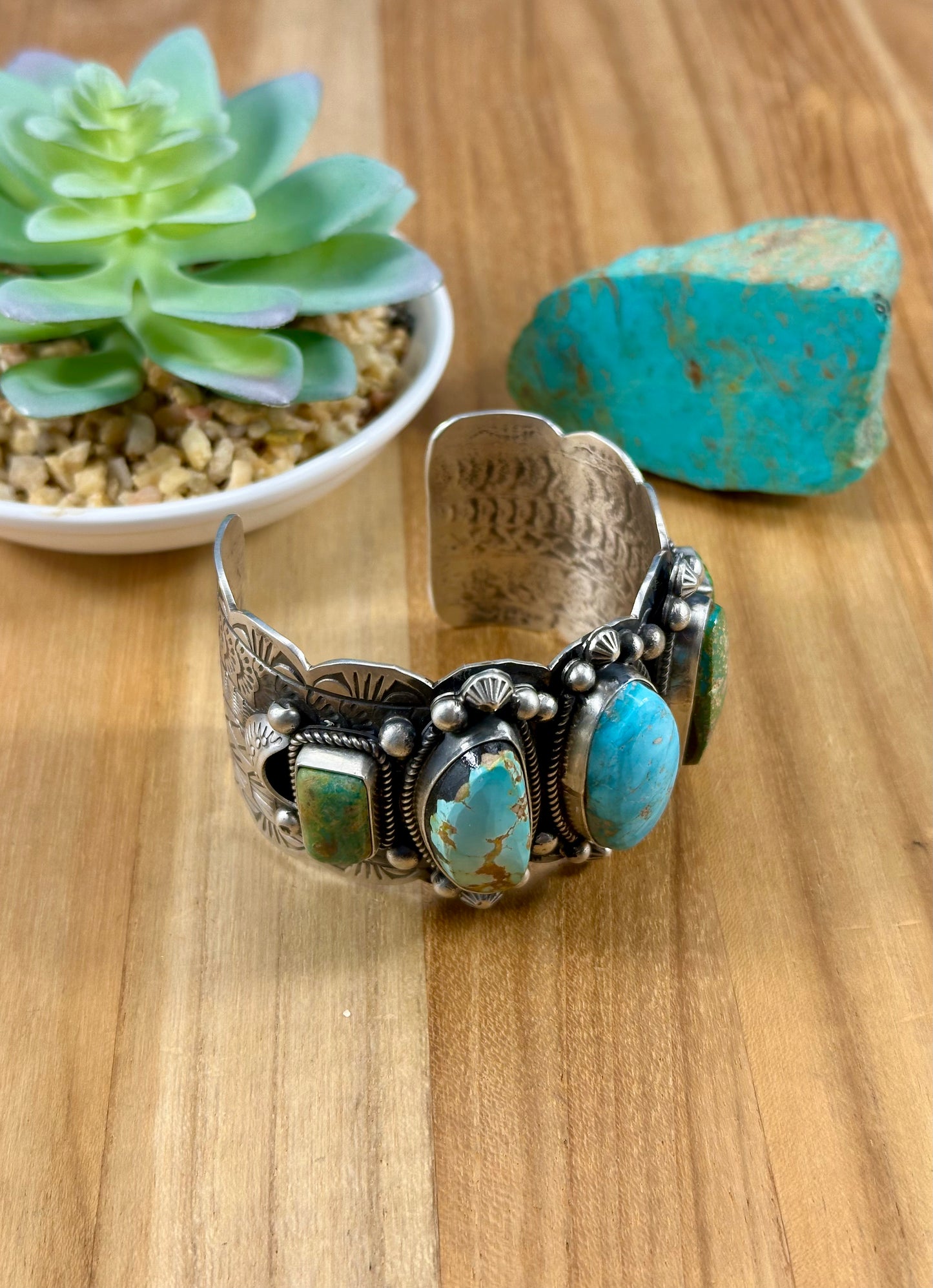 Royston Turquoise Sterling Silver Cuff