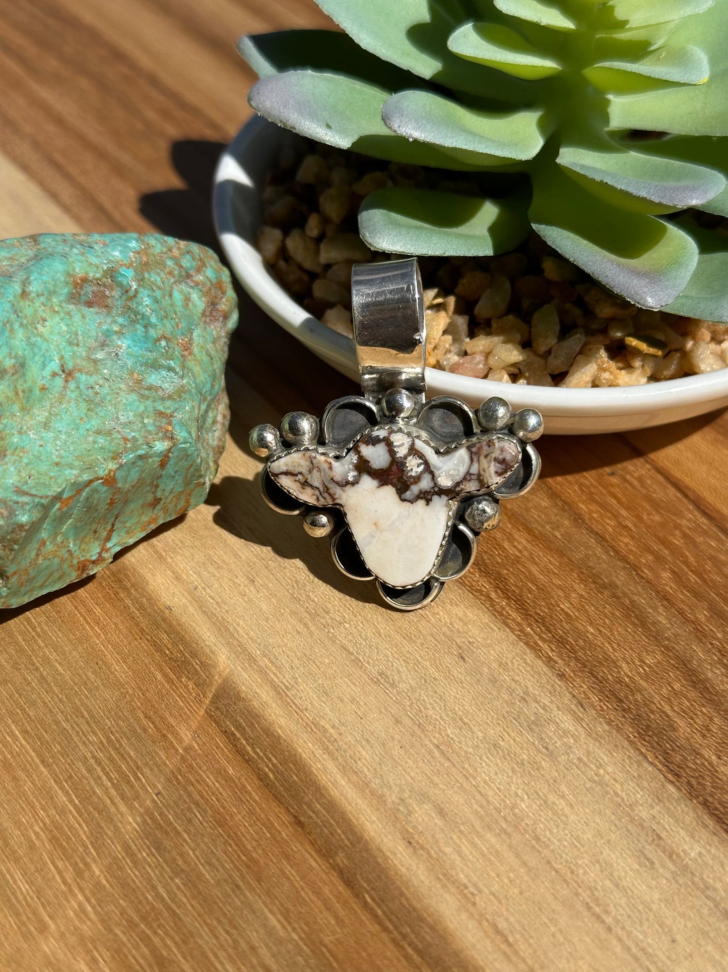 Wildhorse Cow Sterling Silver Pendant