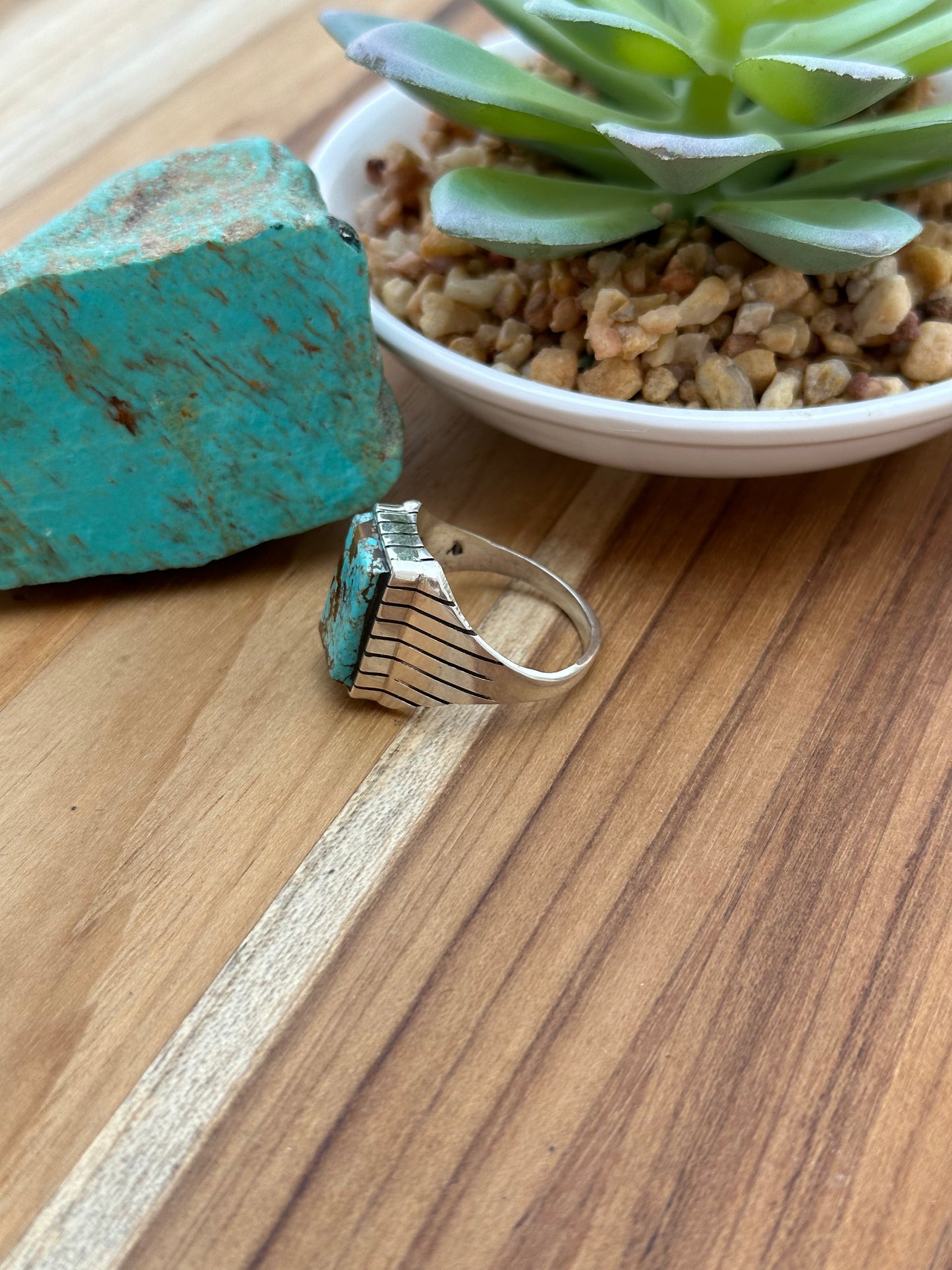 Kingman Turquoise Sterling Silver Ring