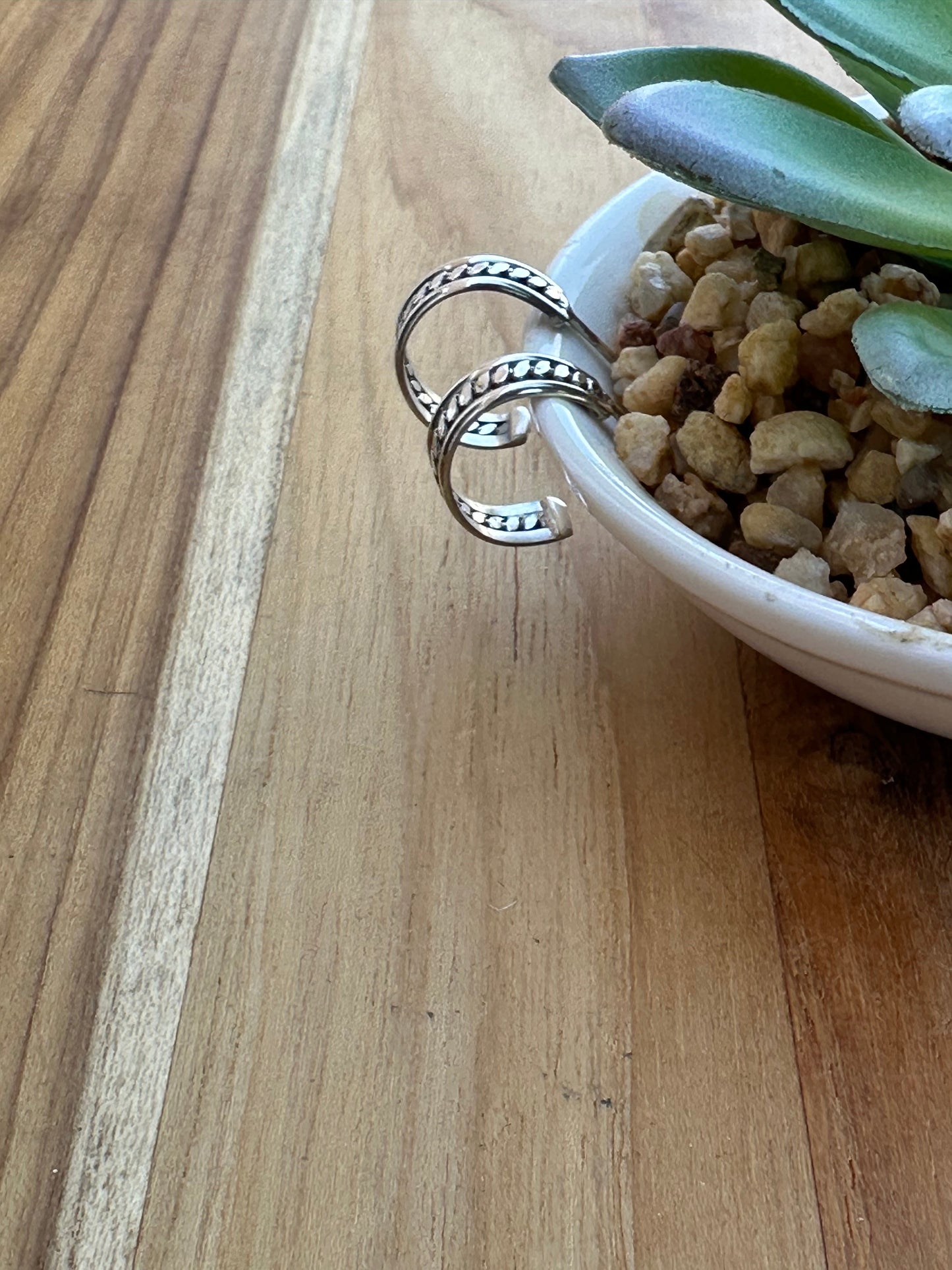 Sterling Hoop Earrings
