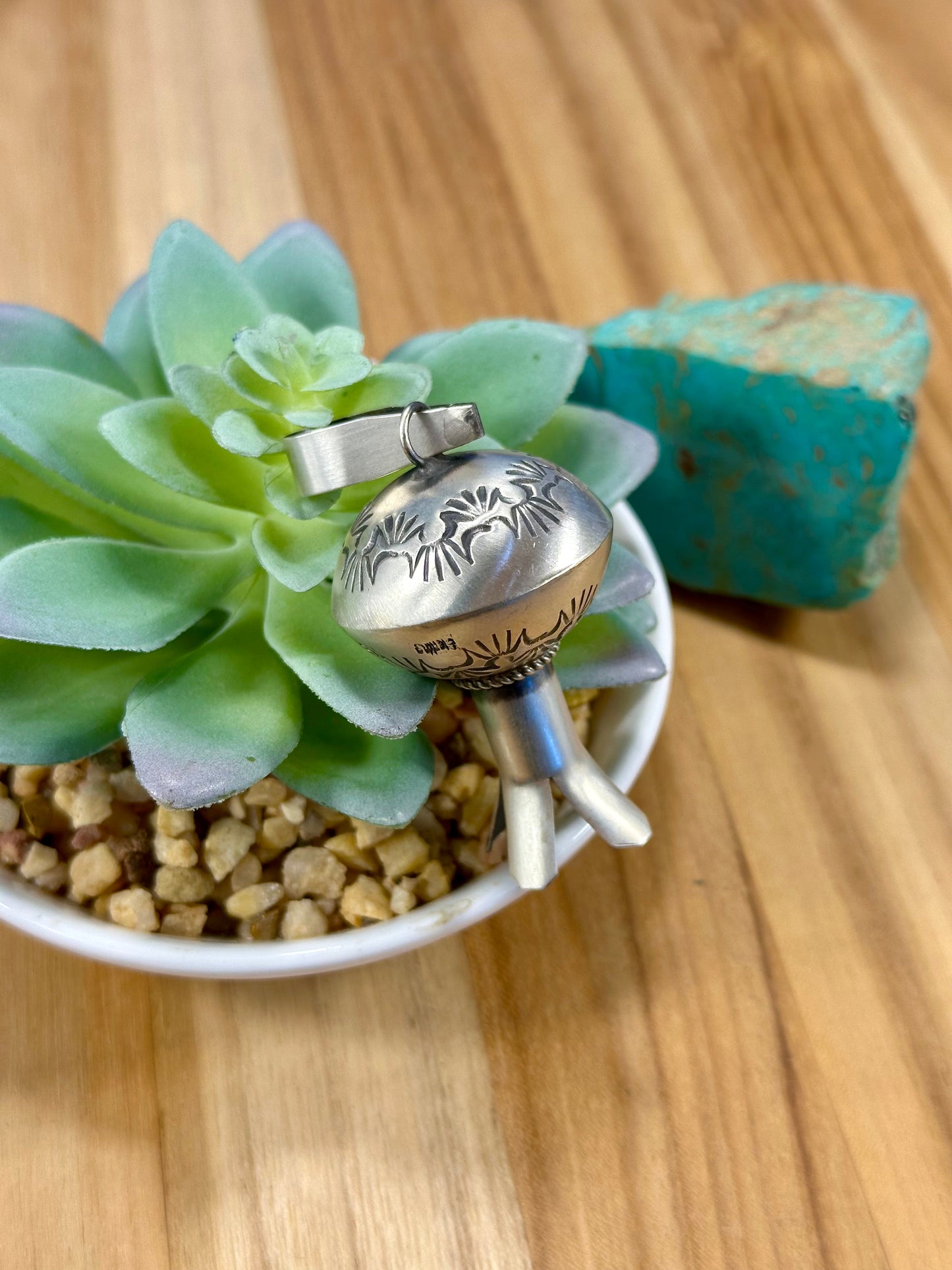 Sterling Silver Blossom Pendant