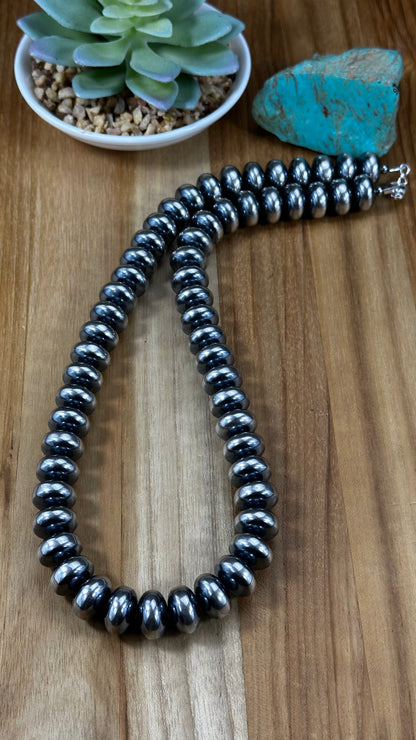 24" 16MM Rondelle Sterling Pearls