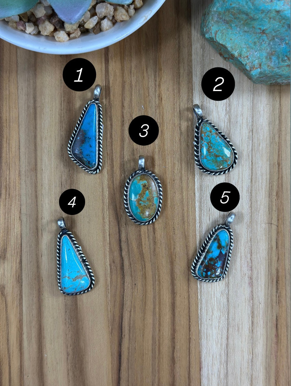 Kingman Turquoise Pendant