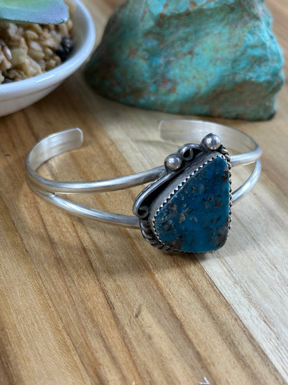 Kingman Triangle Stone Cuff