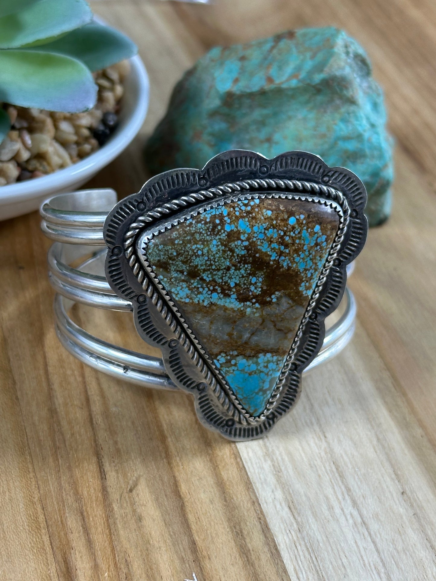 #8 Triangle Stone Cuff