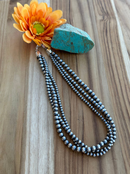3 Strand Sterling Pearls