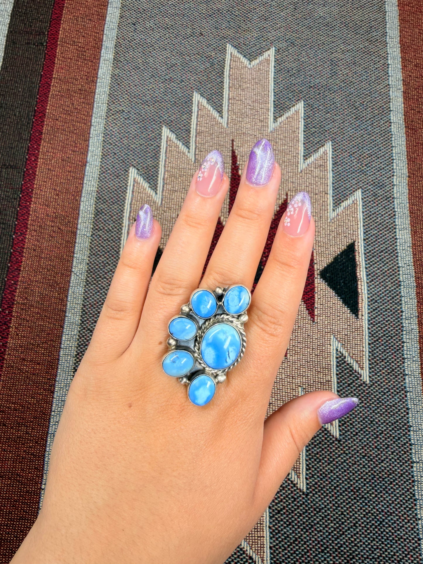 Golden Hills Half Cluster Ring
