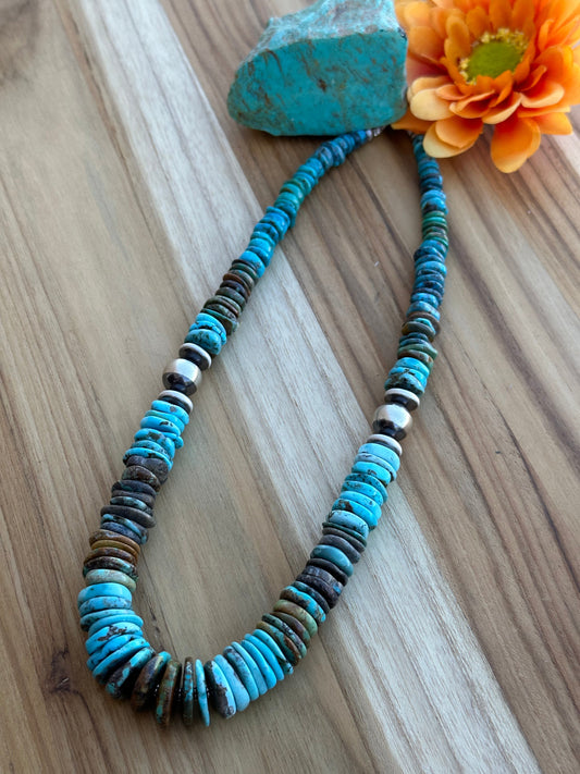 22" Turquoise Chip Necklaces