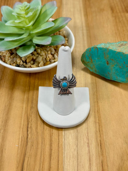 Sterling Silver Thunder Bird Ring