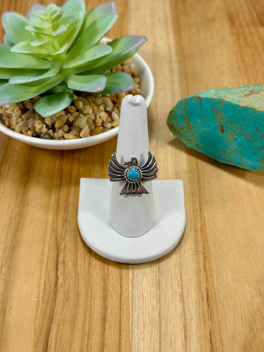 Sterling Silver Thunder Bird Ring