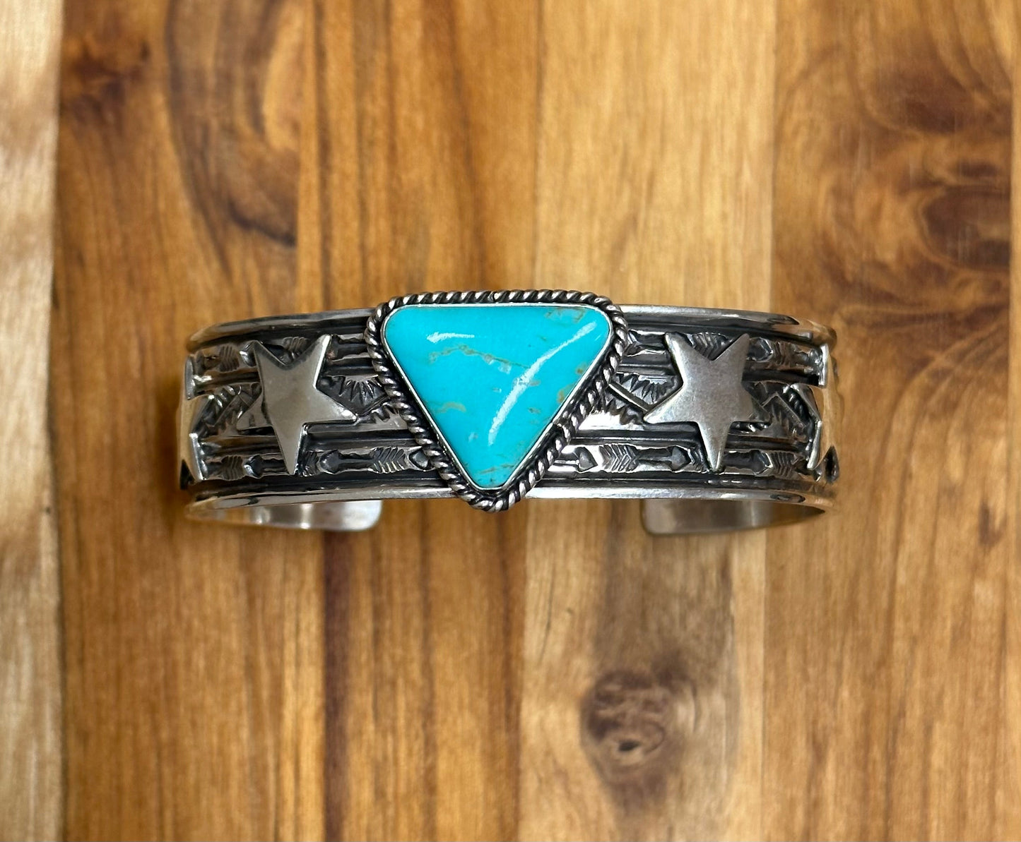 Kingman Turquoise Star Bracelet