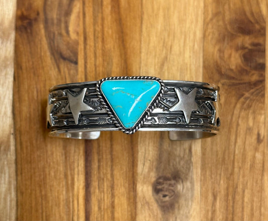 Kingman Turquoise Star Bracelet