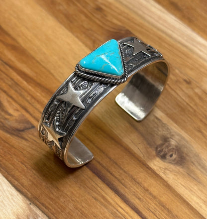 Kingman Turquoise Star Bracelet