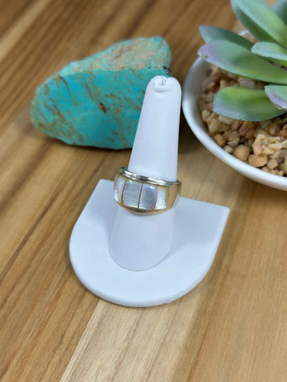 Men's opal Inlay Ring