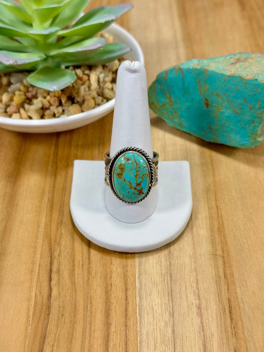 Sunshine Reeves Kingman Turquoise Sterling Silver Ring