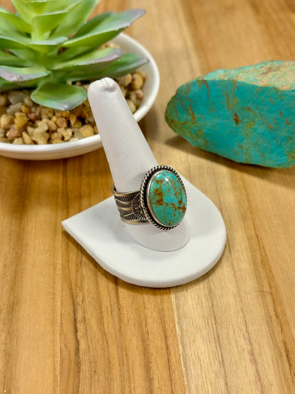 Sunshine Reeves Kingman Turquoise Sterling Silver Ring
