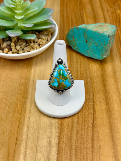 Sonoran Gold Triangle Sterling Ring