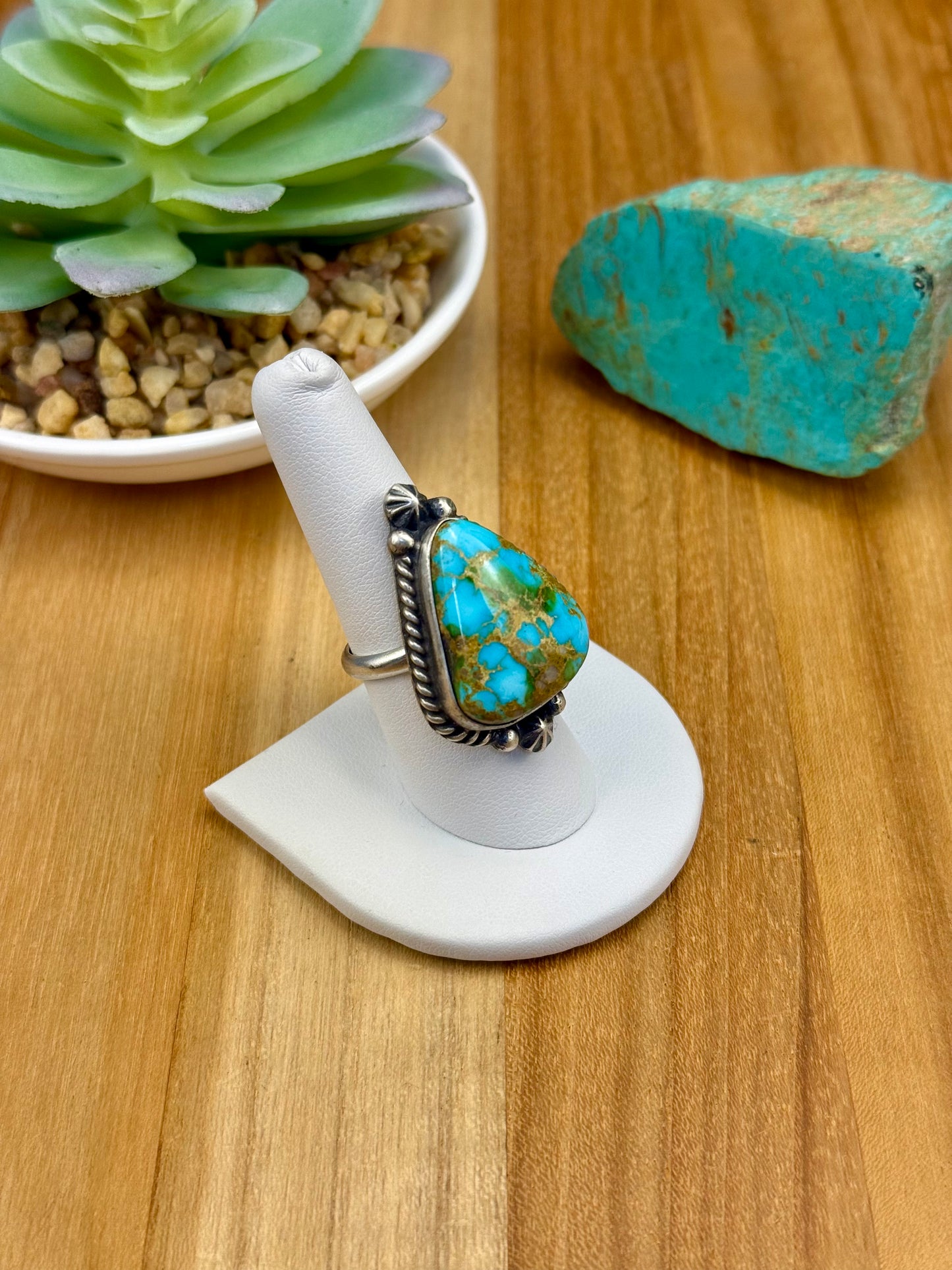 Sonoran Gold Triangle Sterling Ring