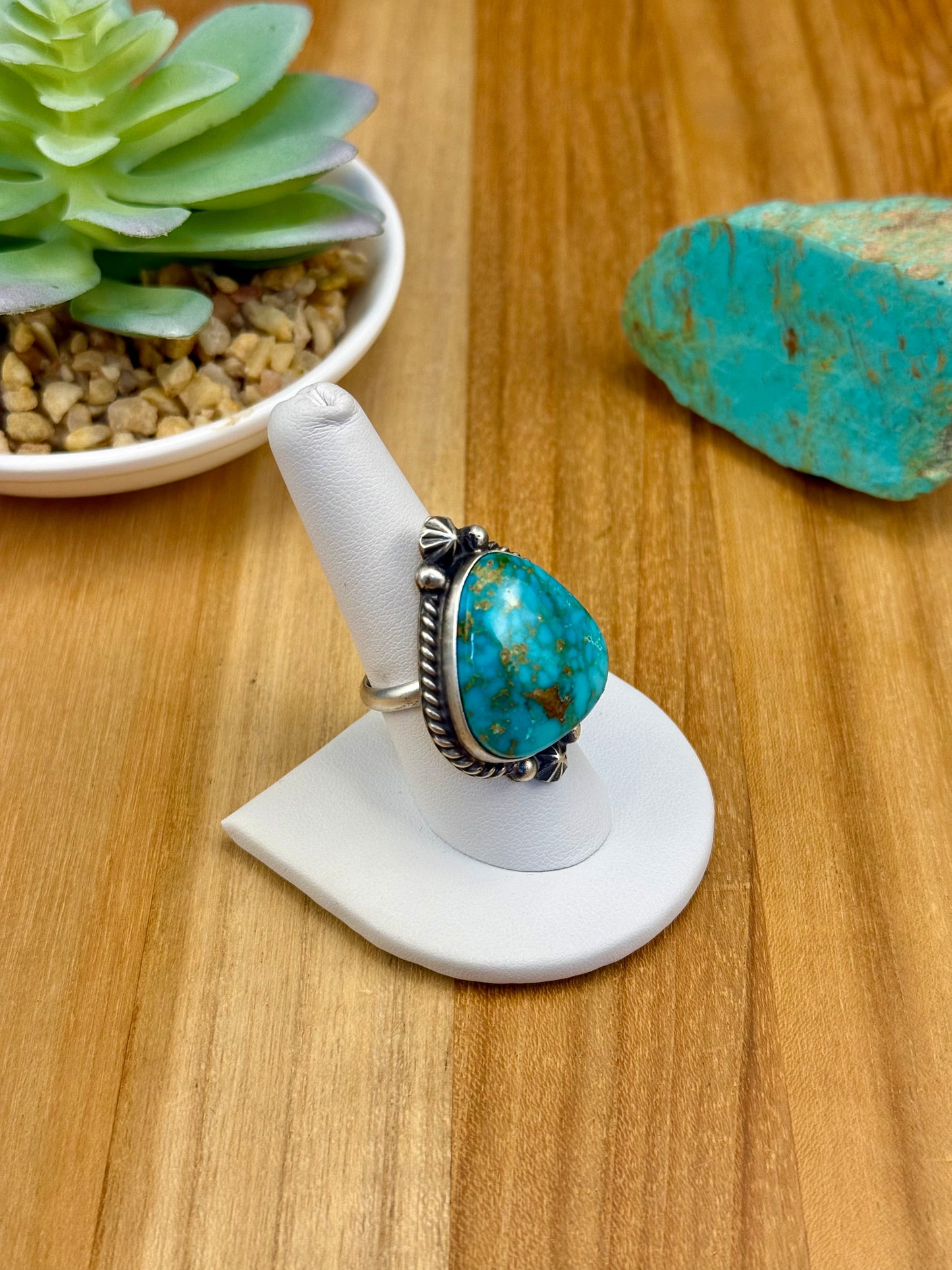 Sonoran Gold Single Stone Sterling Ring