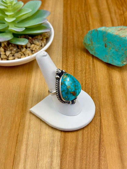 Sonoran Gold Single Stone Sterling Ring