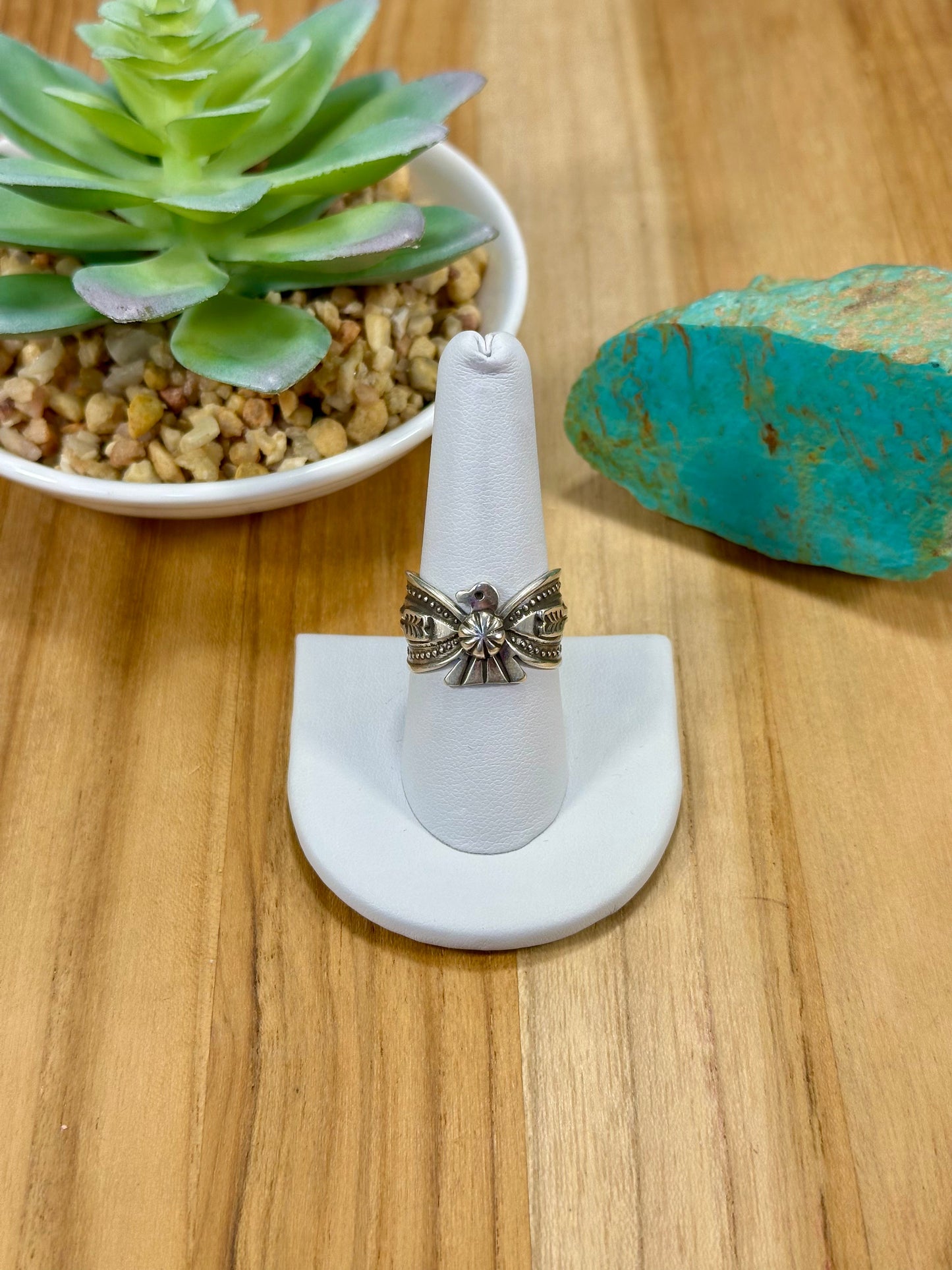 Sterling Silver Thunderbird Ring