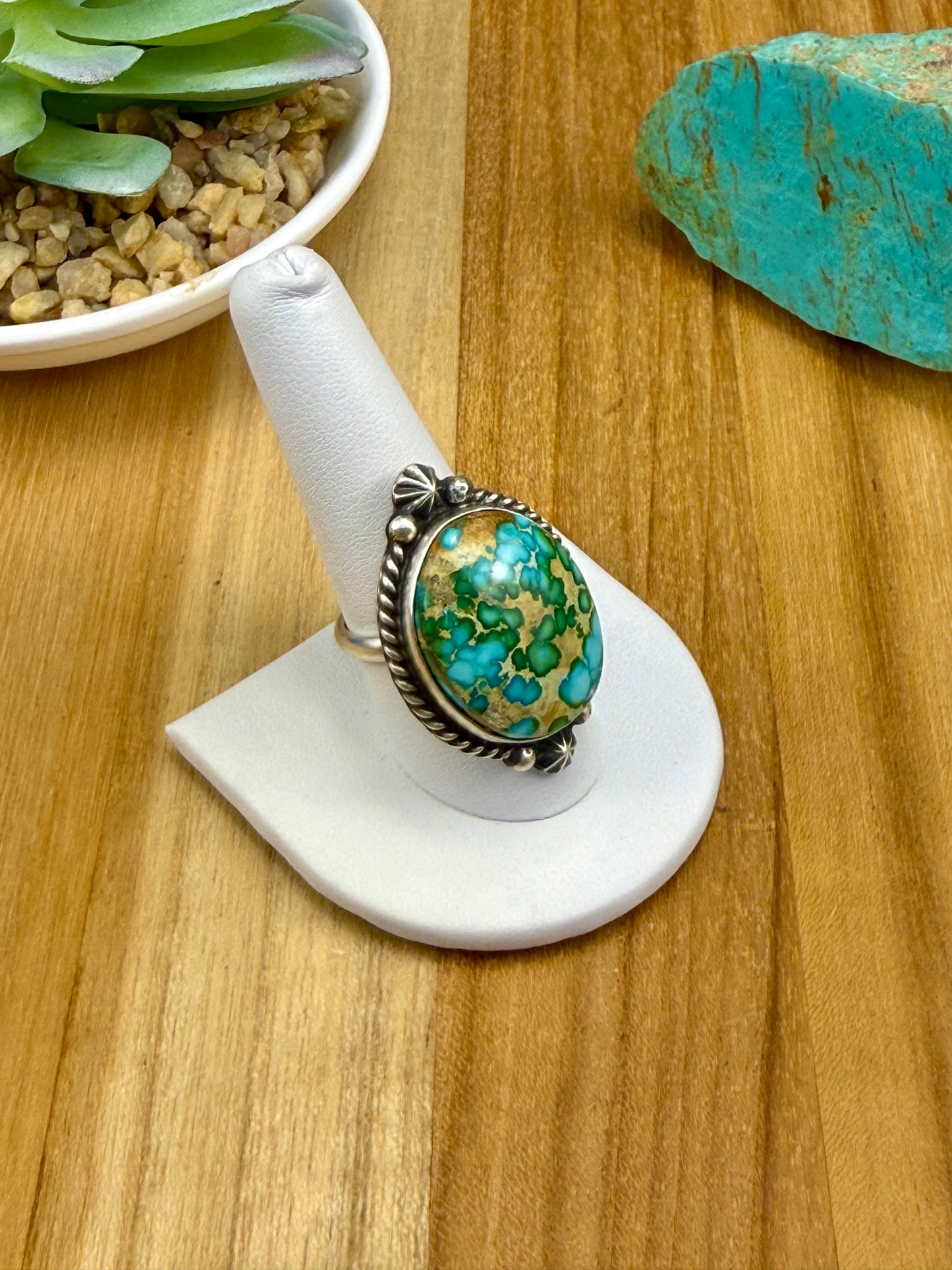 Sonoran Gold Single Stone Sterling Ring