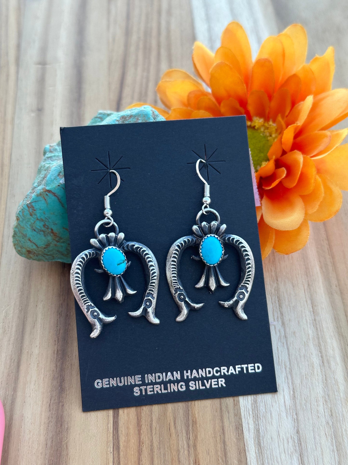 Kingman Naja Dangle Earrings