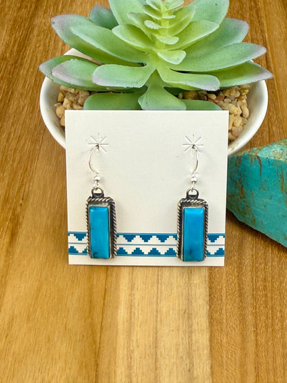 Kingman Bar Sterling Dangle Earrings