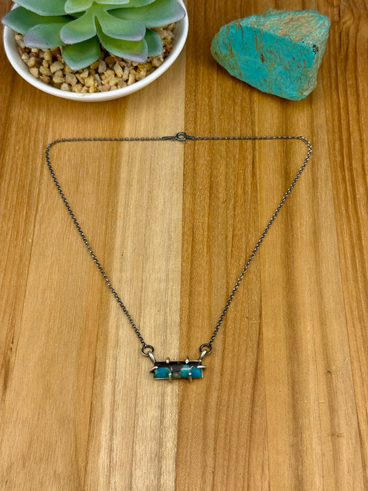 Kingman Turquoise Mini Waterproof Necklace