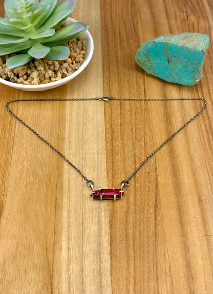 Dahlia Rose Sterling Waterproof Necklace