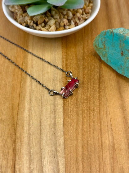 Dahlia Rose Sterling Waterproof Necklace