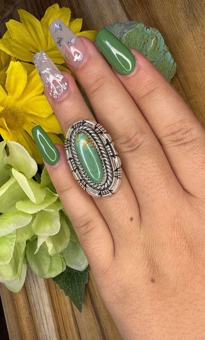 Kingman Oval Sterling Silver Ring