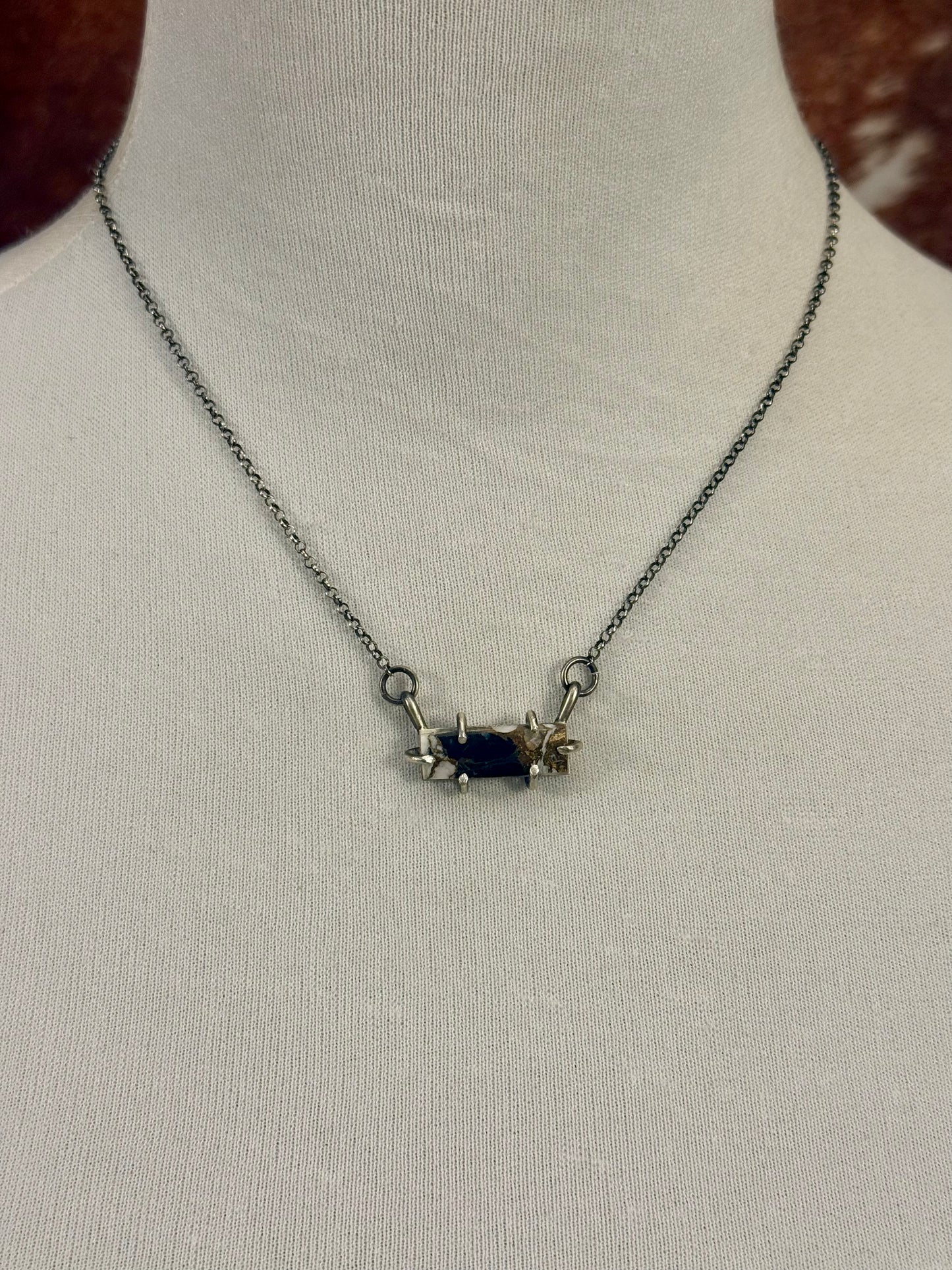 White Buffalo Crush Mini Waterproof Necklace