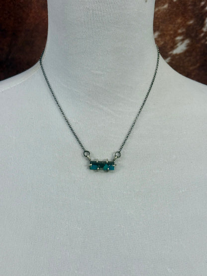 Kingman Turquoise Mini Waterproof Necklace