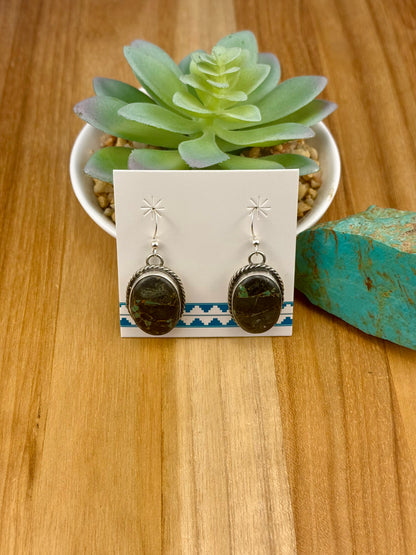 Blackjack Sterling Dangle Earrings