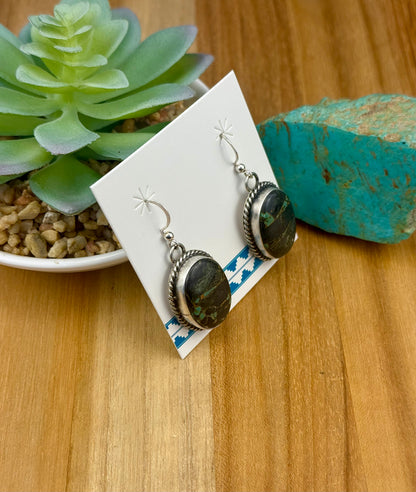 Blackjack Sterling Dangle Earrings