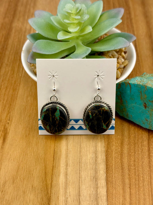 Blackjack Sterling Dangle Earrings