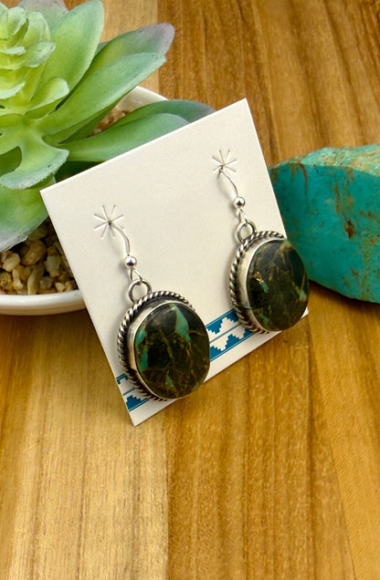 Blackjack Sterling Dangle Earrings