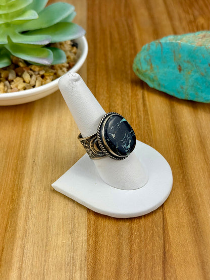 Blackjack Turquoise Single Stone Ring