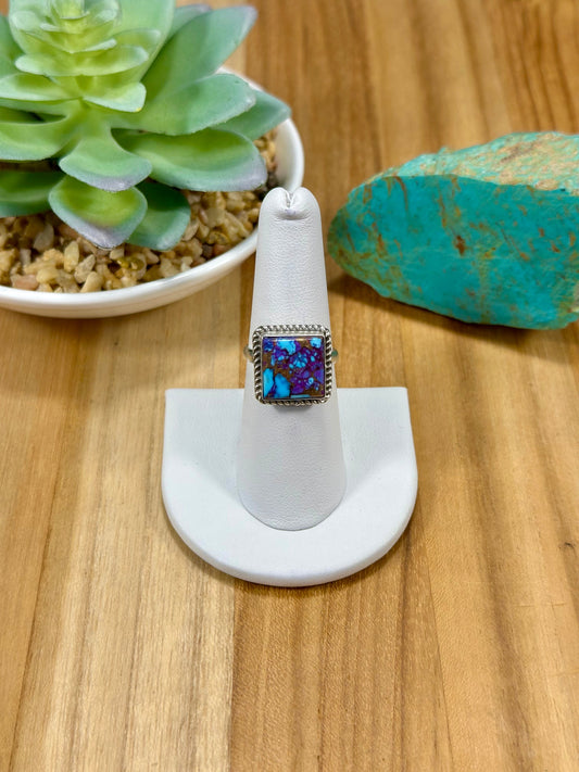 Mohave Square Sterling Silver Ring