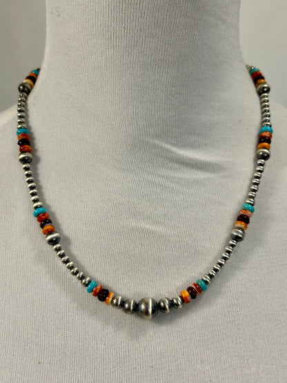 Multi-Color Bead Necklace