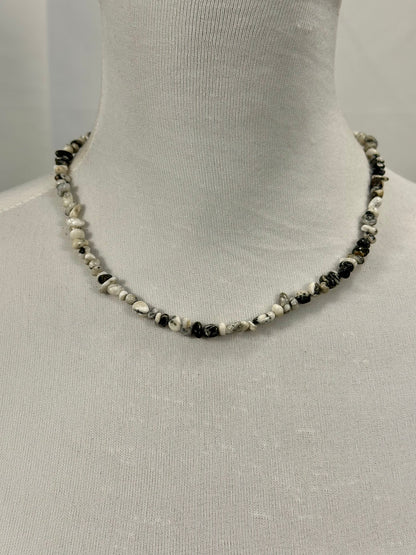 White Buffalo Chip Necklace