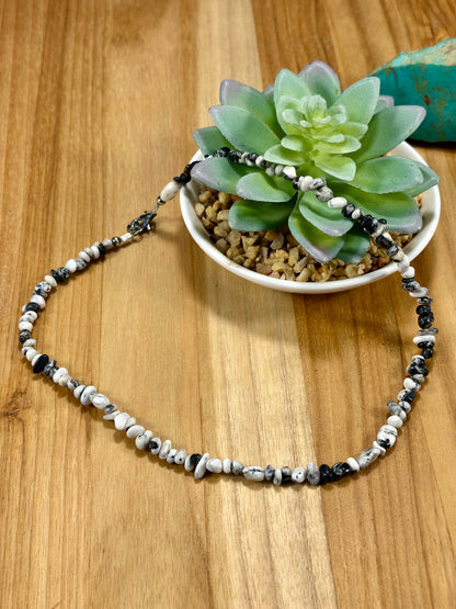 White Buffalo Chip Necklace
